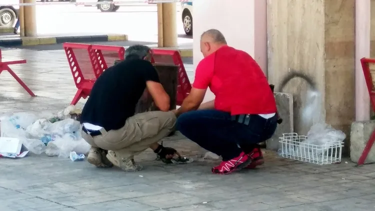 Gaziantep otogarında mühimmat bulundu - 1