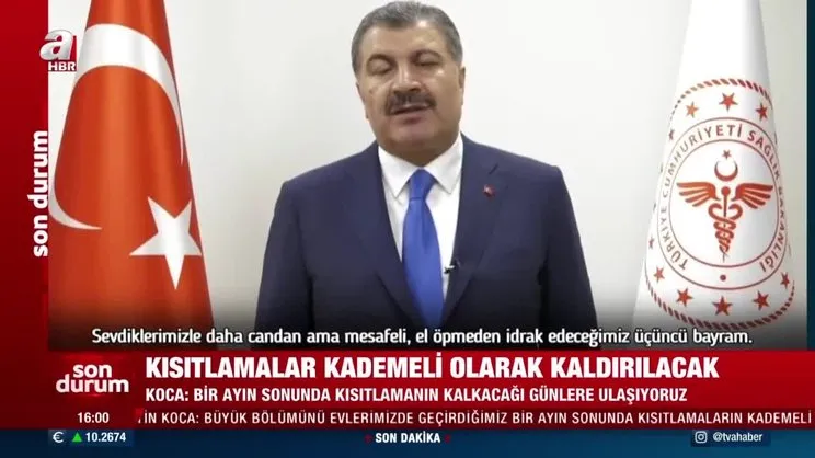 Sağlık Bakanı Fahrettin Koca: