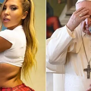 Papa'nın güzel model Natalia Garibotto'ya attığı beğeni için soruşturma!
