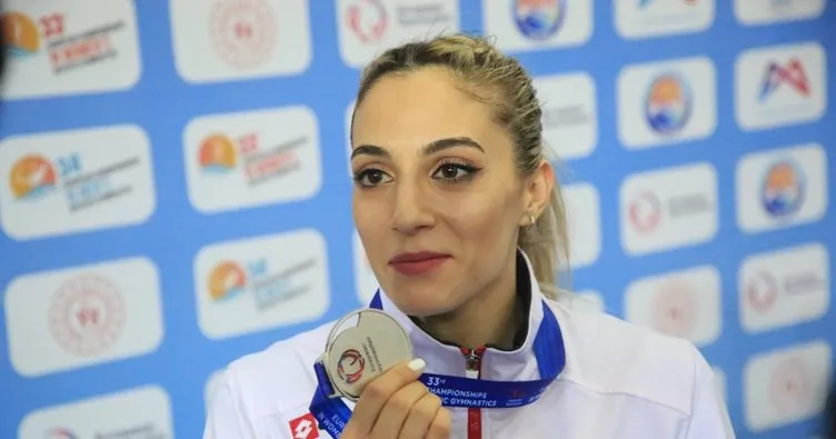 Avrupa Kadınlar Artistik Jimnastik Şampiyonası’nda ikinci olan Göksu Üçtaş Şanlı: Bu madalya cefakâr Türk kadınları için