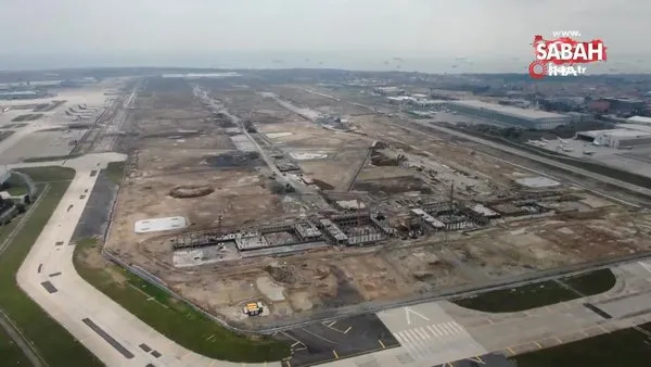 Atatürk Havalimanı Millet Bahçesi'ndeki çalışmalar böyle görüntülendi: Alan binlerce ağaçla kaplandı | Video