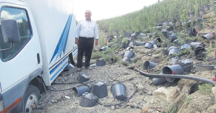 15 yıllık emek 15 dakikada gitti