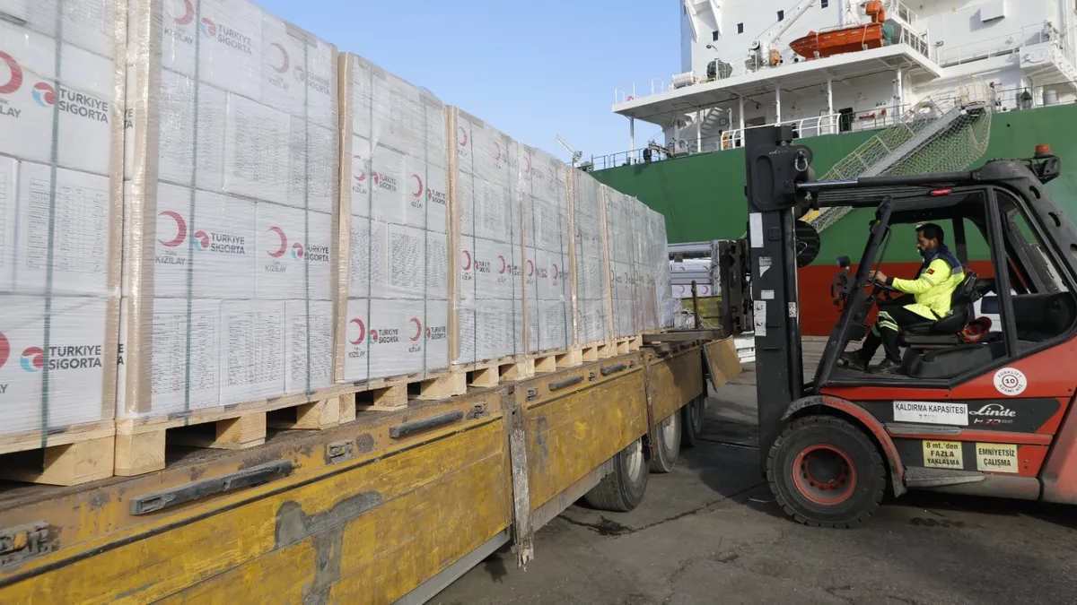 Türkiye Sigorta ve Türk Kızılay iş birliğiyle Gazze’ye destek Türkiye Sigorta ve Türk Kızılay iş birliğiyle Gazze’ye destek