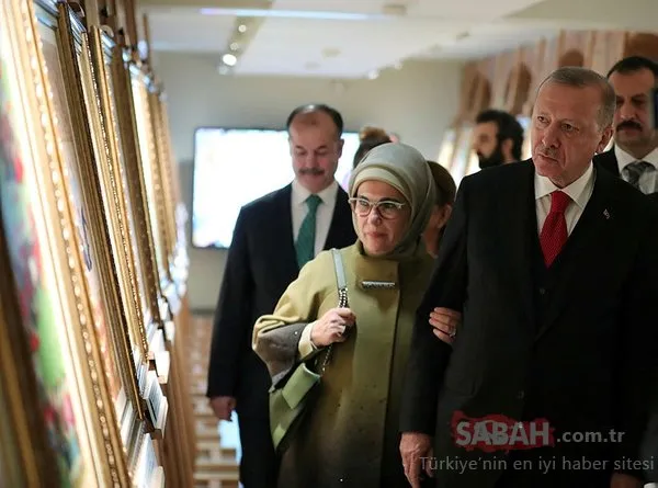 Başkan Erdoğan Minyatürlerle Osmanlı Devri Türk Okçuluğu sergisini ziyaret etti