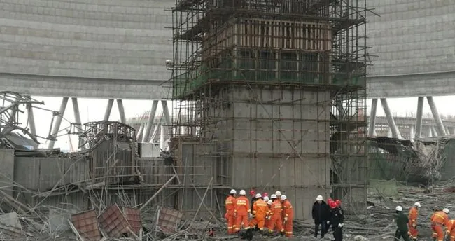 Çin’deki elektrik santralinde göçük