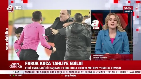 Ankaragücü'nün eski Başkanı Faruk Koca'ya tahliye | Video