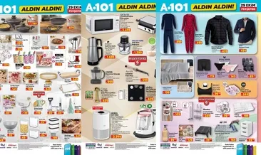 A101 aktüel 29 Ekim kataloğu! A101 aktüel indirimlerinde: Olta seti, koltuk yıkama makinesi, baskül
