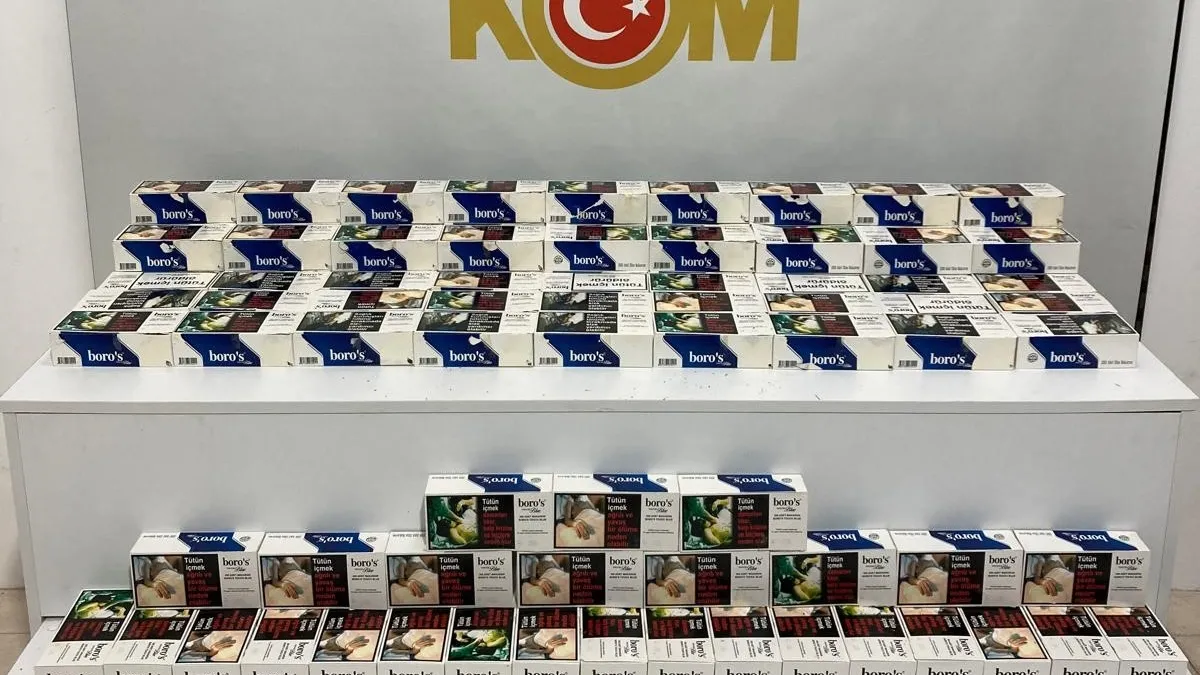 Samsun’da büyük operasyon: 20 bin adet makaron Samsun’da büyük operasyon: 20 bin adet makaron