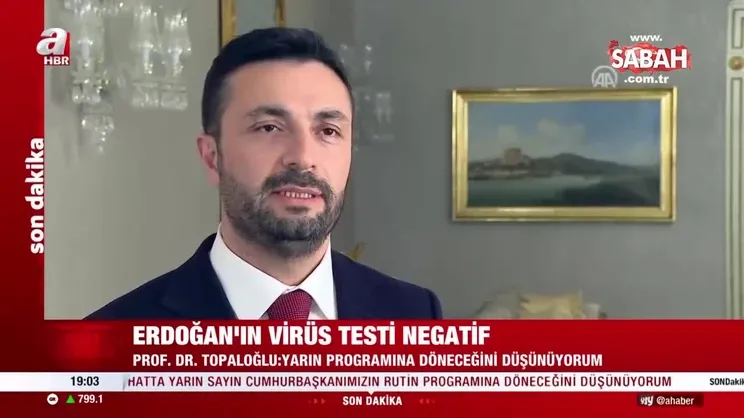 Cumhurbaşkanı Erdoğan'ın doktoru Prof. Dr. Serkan Topaloğlu'ndan açıklama | Video