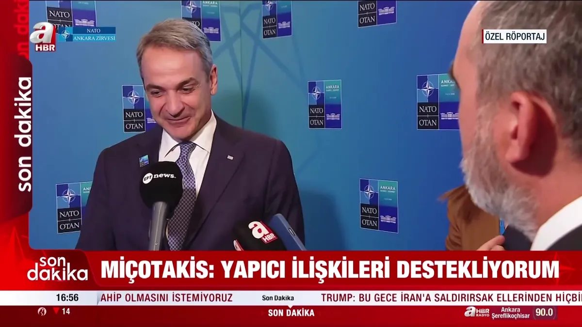 Yunanistan Başbakanı Miçotakis AHaber’e konuştu: ‘Yapıcı ilişkileri destekliyorum’ | Video videosunu izle Yunanistan Başbakanı Miçotakis AHaber’e konuştu: ‘Yapıcı ilişkileri destekliyorum’ | Video videosunu izle
