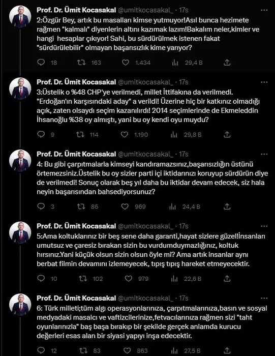 CHP’li Kocasakal’dan, Özgür Özel’e ’Kılıçdaroğlu’ tepkisi: Bu masalları kimse yutmuyor!