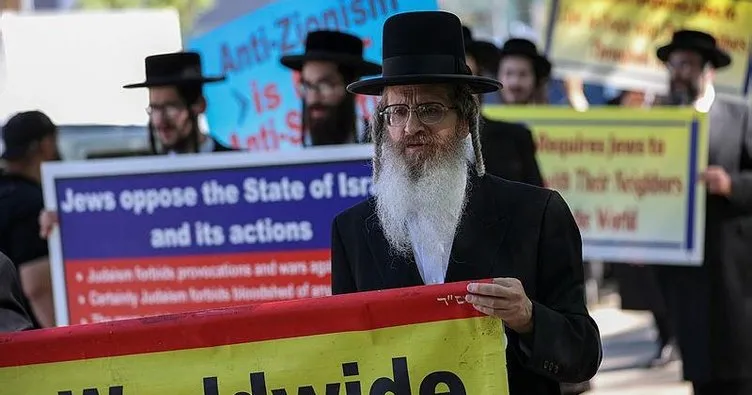 New York’taki Ortodoks Yahudileri İsrail’i protesto etti