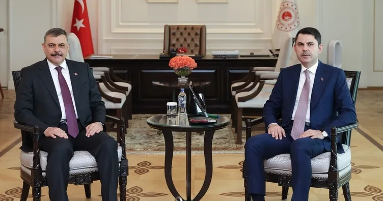 Bakan Çiftçi’den Bakan Kurum’a ziyaret
