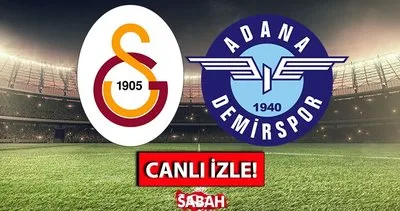 GALATASARAY ADANA DEMİRSPOR MAÇI CANLI ŞİFRESİZ İZLE | beIN SPORTS 1 ekranı ile Galatasaray Adana Demirspor maçı canlı yayın izle linki BURADA