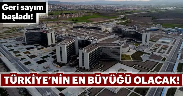 Türkiye’nin en büyük şehir hastanesi Kayseri’de açılıyor!