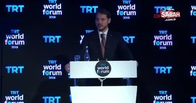 Hazine ve Maliye Bakanı Berat Albayrak TRT World Forum’da önemli açıklamalarda bulundu