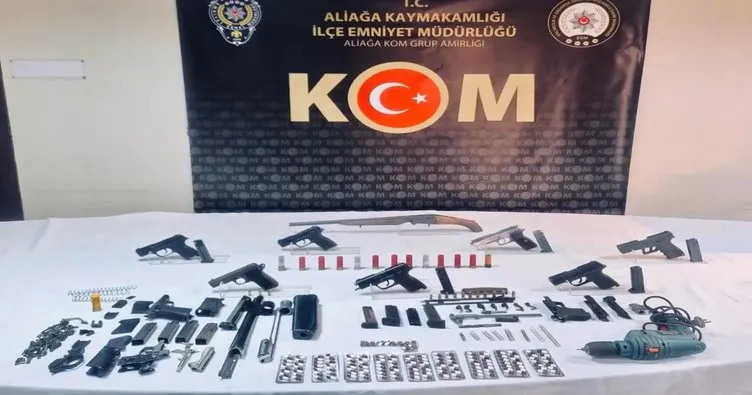 İzmir’de yasa dışı silah çetesi çökertildi: 13 gözaltı