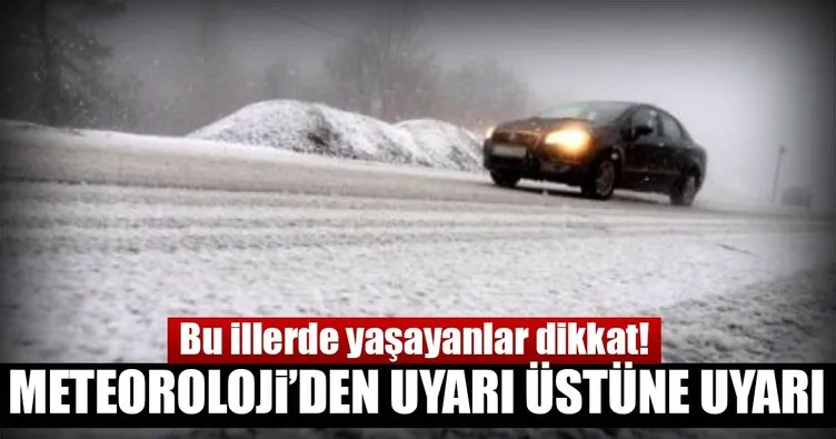 Meteorolojiden 5 il için don ve buzlanma uyarısı