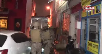 İstanbul’da uyuşturucu tacirlerine yönelik şafak operasyonu | Video