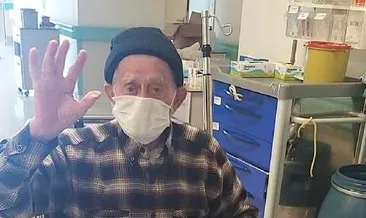 96 yaşında koronavirüsü yendi, alkışlarla taburcu oldu