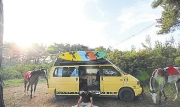 Karavanıyla ızole oluyor