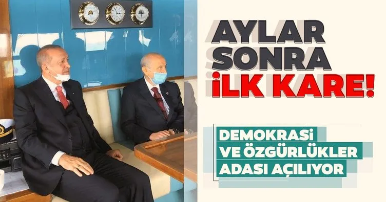 Başkan Erdoğan ve Devlet Bahçeli Yassıada'ya gitti! Demokrasi ve Özgürlükler Adası bugün açılıyor