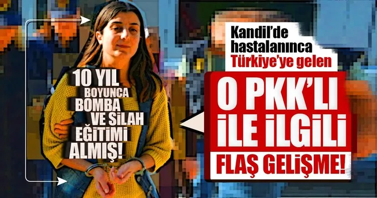 Kandil’de bomba ve silah eğitimi alan PKK’lı kadın tutuklandı!