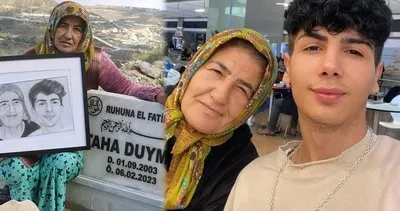 Taha Duymaz depremde hayatını kaybetmişti: Annesi Meryem Duymaz Türkiye’yi ağlattı: Her gün buraya gelip…