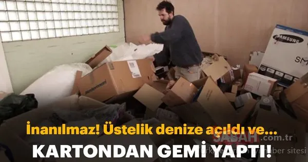 Kartondan öyle bir şey yaptılar ki!