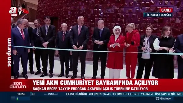 Yeni AKM Cumhuriyet Bayramı’nda açıldı | Video