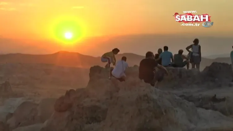 Kapadokya’da gün batımını 155 bin turist izledi