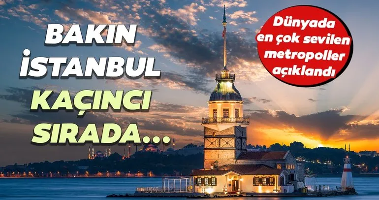 Dünyada en çok sevilen metropoller sıralamasında İstanbul 10’uncu sırada