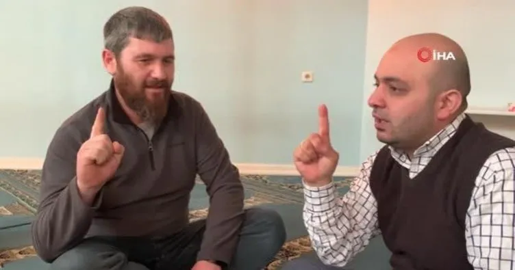 Ukraynalı baba ve oğul, Kelime-i Şehadet getirerek Müslüman oldu