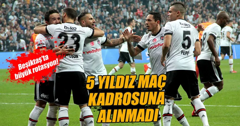 Beşiktaş Almanya’ya 5 eksikle gitti
