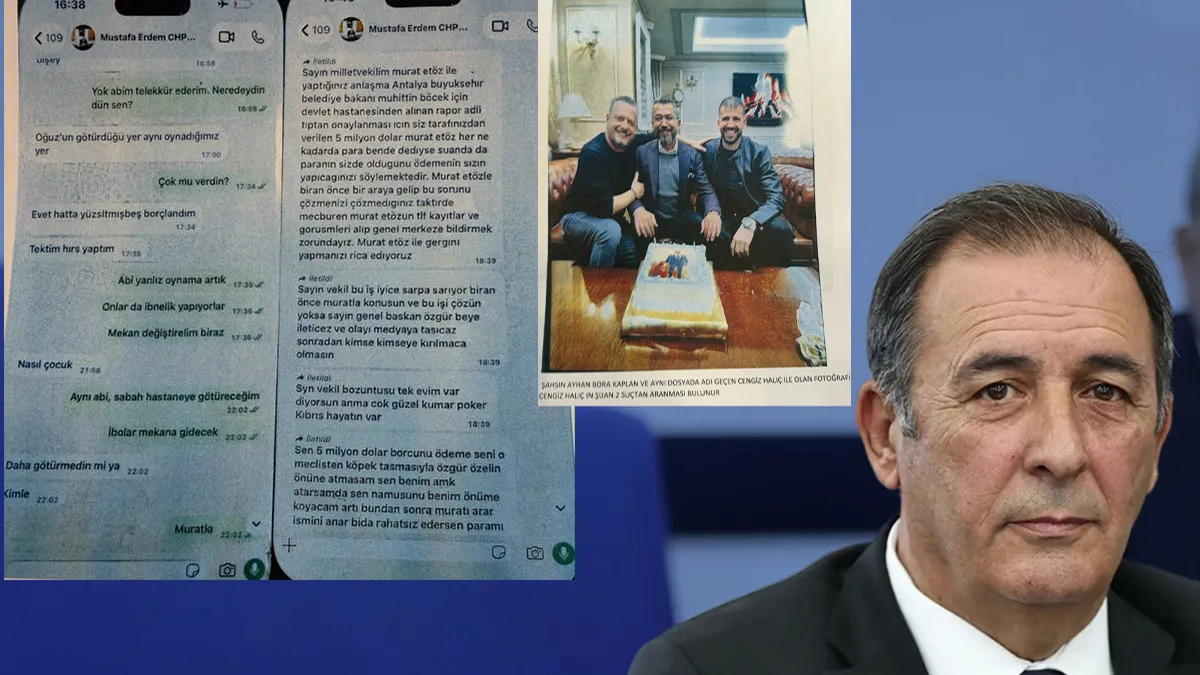 SON DAKİKA… Yeni Partili Mustafa Erdem'in adı uyuşturucu ve fuhuş soruşturmasına girdi! Muhittin Böcek talimatı: 5 milyon dolarlık para trafiği