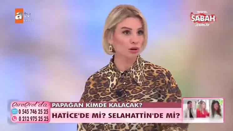 Esra Erol canlı yayında sinirlerine hakim olamadı! | Video