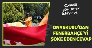 Son dakika! Galatasaray'ın yeni transferi Onyekuru'dan Fenerbahçe'yi şoke eden cevap!