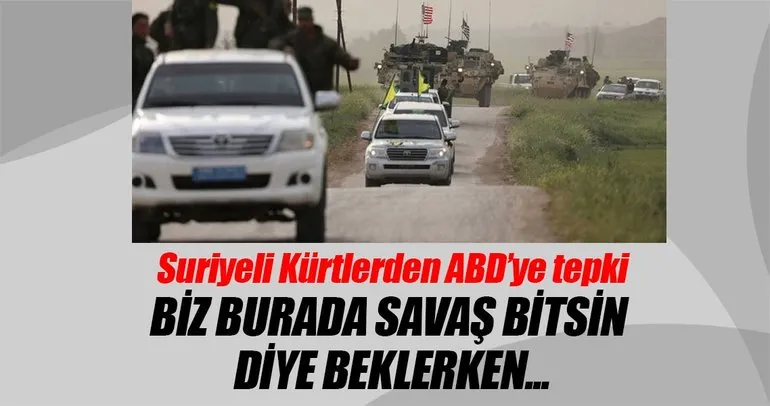 Suriyeli Kürtlerden, ABD'nin PYD/PKK'yı ordulaştırma çabasına tepki