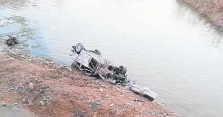 Otomobil nehre uçtu: 2 kişi öldü