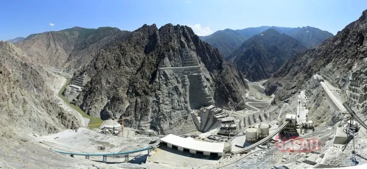 Heyecanla beklenen Yusufeli Barajı projesinden yeni haber! Son 7 metreye girildi