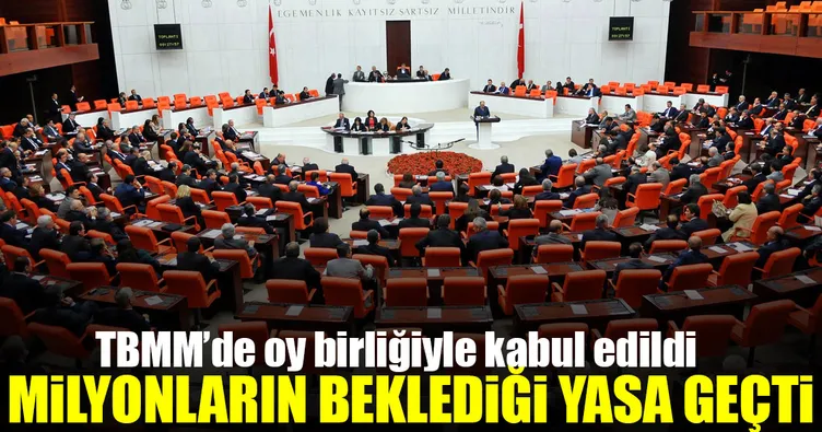 TBMM’den ’yeniden yapılandırma’ müjdesi