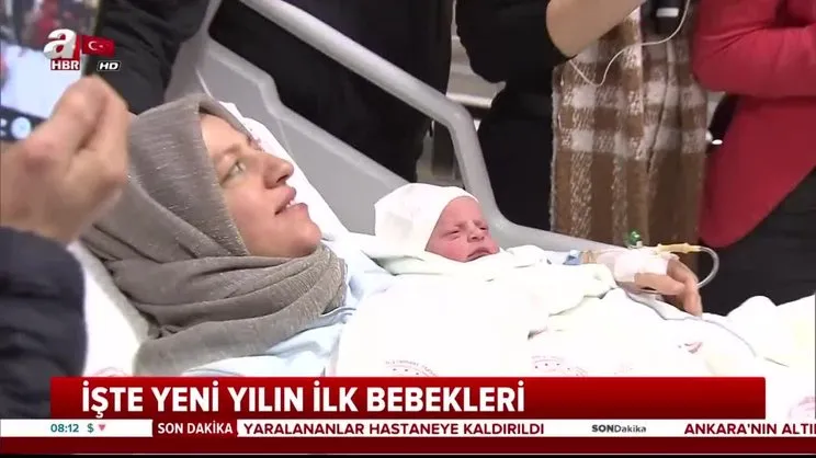 İşte yeni yılda 2020 yılının ilk bebekleri...