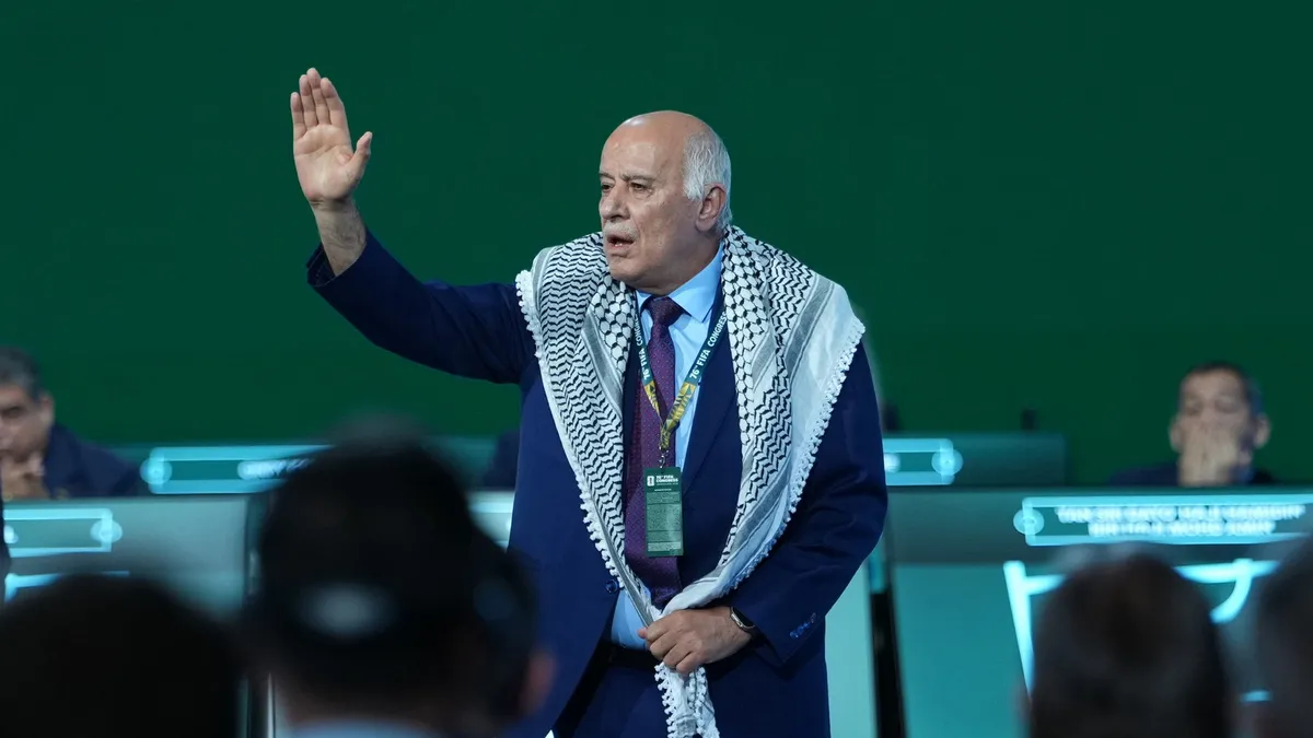 Filistin Futbol Federasyonu Başkanı Jibril Rajoub'dan Acı çekiyoruz çıkışı