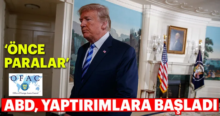 ABD, İran yaptırımlarına paradan başladı