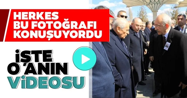 Devlet Bahçeli Kemal Kılıçdaroğlu'nun elini sıkmadı! O anların videosu ortaya çıktı