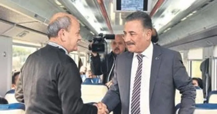 Hamit Tuna Tarsus’a trenle yolculuk yaptı