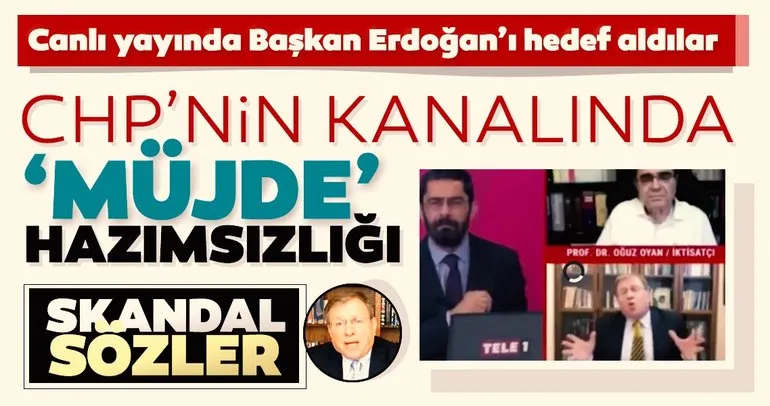 SON DAKİKA: CHP’nin kanalında ’Müjde’ hazımsızlığı! Başkan Erdoğan’ı skandal sözlerle hedef aldılar...