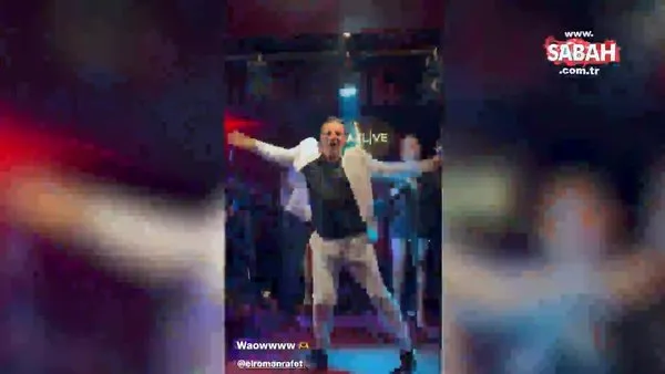 Rafet El Roman'ın ilginç dansı gündem oldu! | Video