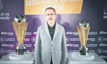 Yeni Lig kupaları İzmir’de tanıtıldı