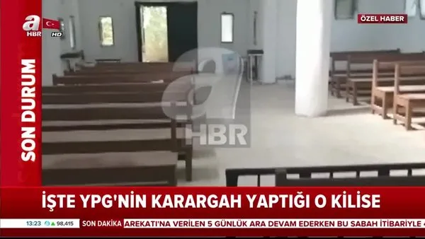Mehmetçik, Barış Pınarı Harekatı'nda PKK/YPG'nin tahrip ettiği kiliseyi de kurtardı